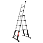 AGI Robur - Echelle télescopique combinée, 5+3 échelons. Fermée 0,73m, ouverte 3,10m