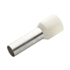TradeForce - Embout de cablage simple blanc 0,5mm2, sachet de 100 unités
