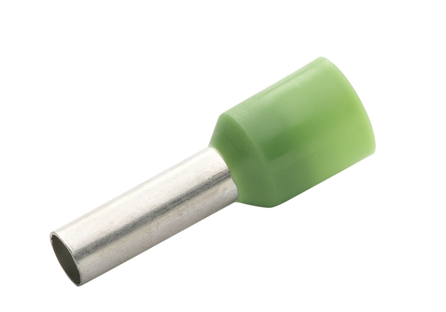 TradeForce - Embout de cablage simple vert 6mm2, sachet de 100 unités