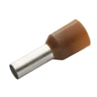 TradeForce - Embout de cablage simple marron 10mm2, sachet de 100 unités