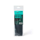 TradeForce - 100 colliers industriels de cablage , 200 x 2,5 mm, noir, int/ext,
