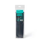 TradeForce - 100 colliers industriels de cablage , 300 x 3,6 mm, noir, int/ext,