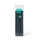 TradeForce - 100 colliers industriels de cablage , 370 x 4,8 mm, noir, int/ext,