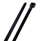TradeForce - 100 colliers industriels de cablage , 370 x 7,6 mm, noir, int/ext,