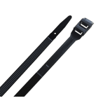 TradeForce - 100 colliers d'installation PA12 double verrouillage 260x9mm, int/ext,