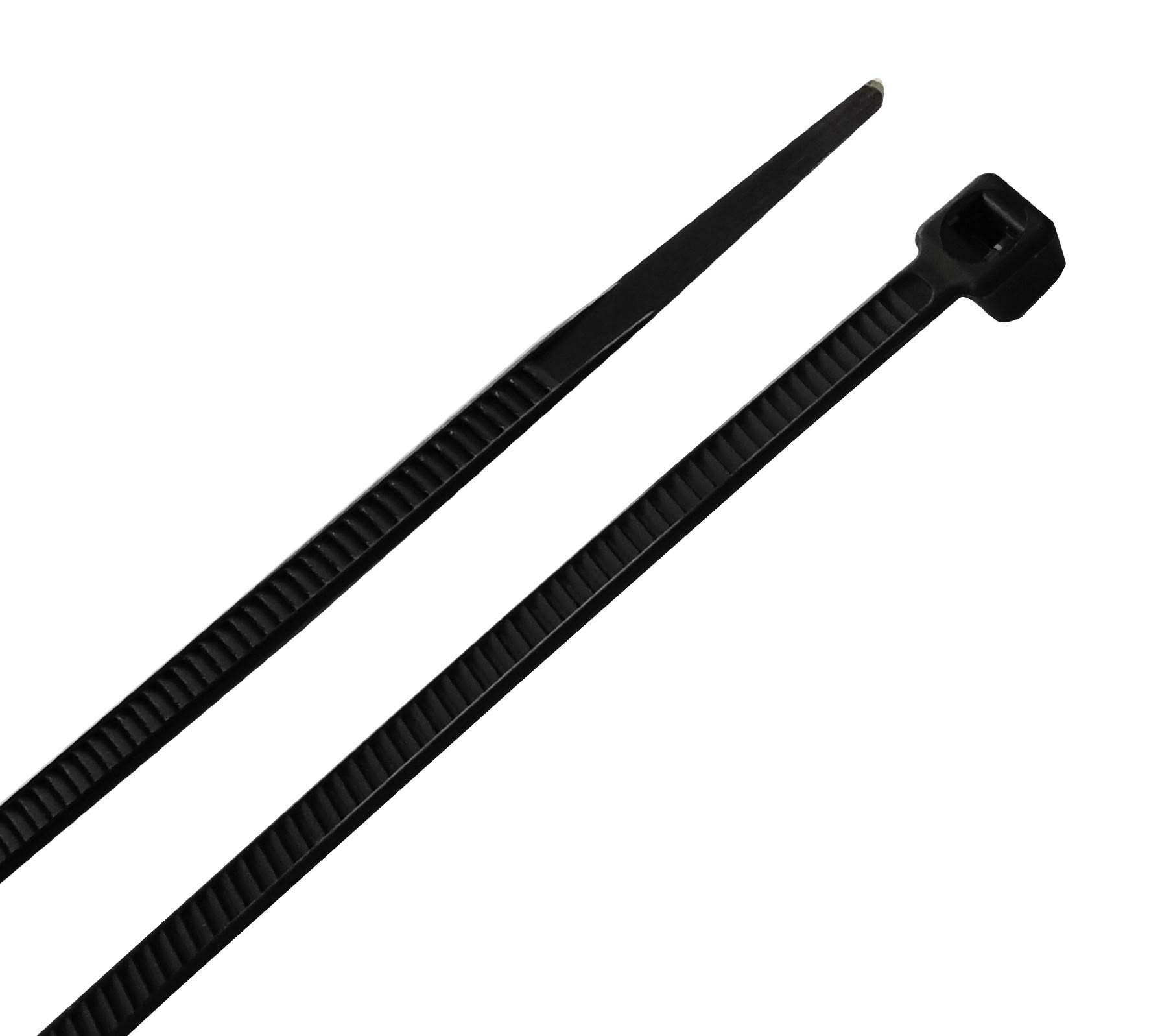 TradeForce - 100 colliers industriels de cablage , 370 x 3,6 mm, noir, int/ext,