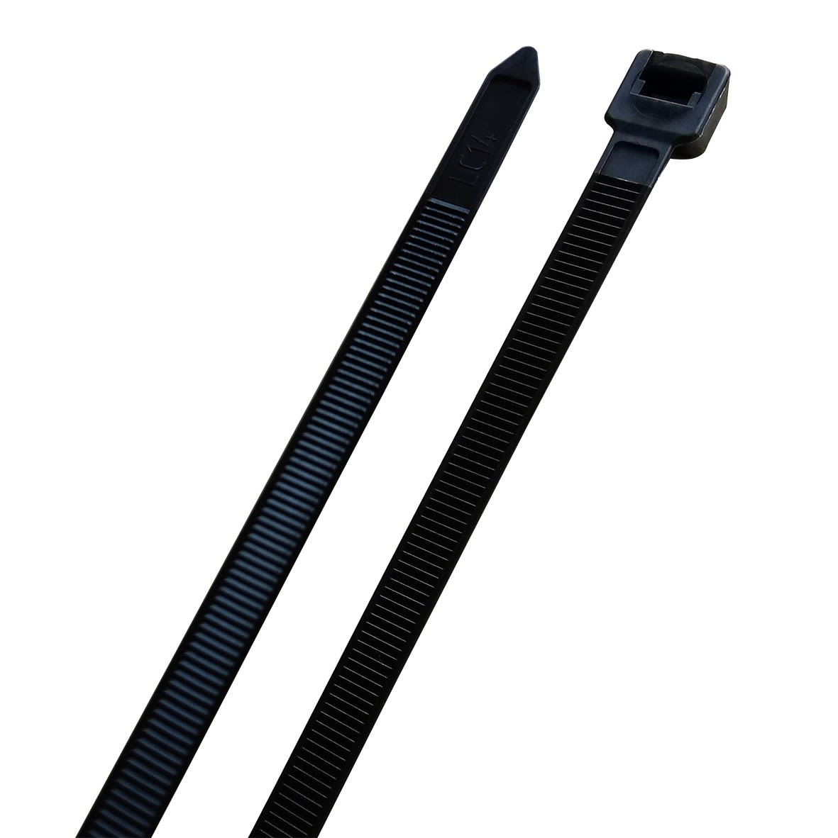 TradeForce - 100 colliers industriels de cablage , 300 x 7,6 mm, noir, int/ext,