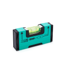 TradeForce - Mini niveau aimante alu 100 mm. Entraxe de percage boite d'encastrement 71mm.