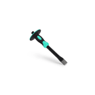 TradeForce - Ciseau burin avec garde de protection manche bi-matiere 12