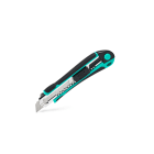 TradeForce - Cutter universel PRO 18mm. Acier inoxydable avec reservoir 5 lames integre.