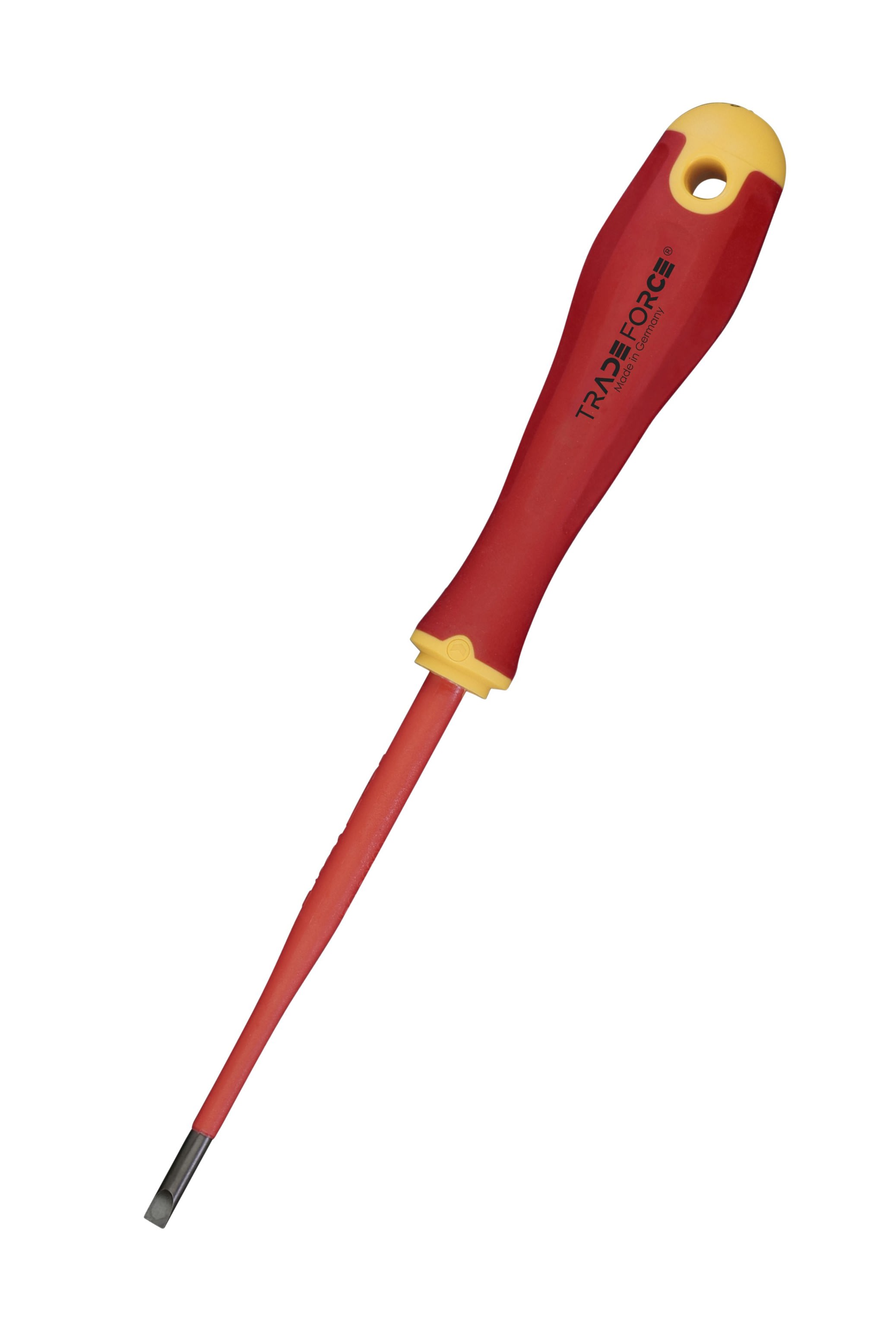 TradeForce - Tournevis isolé plat 4.0*100mm, design E-slim