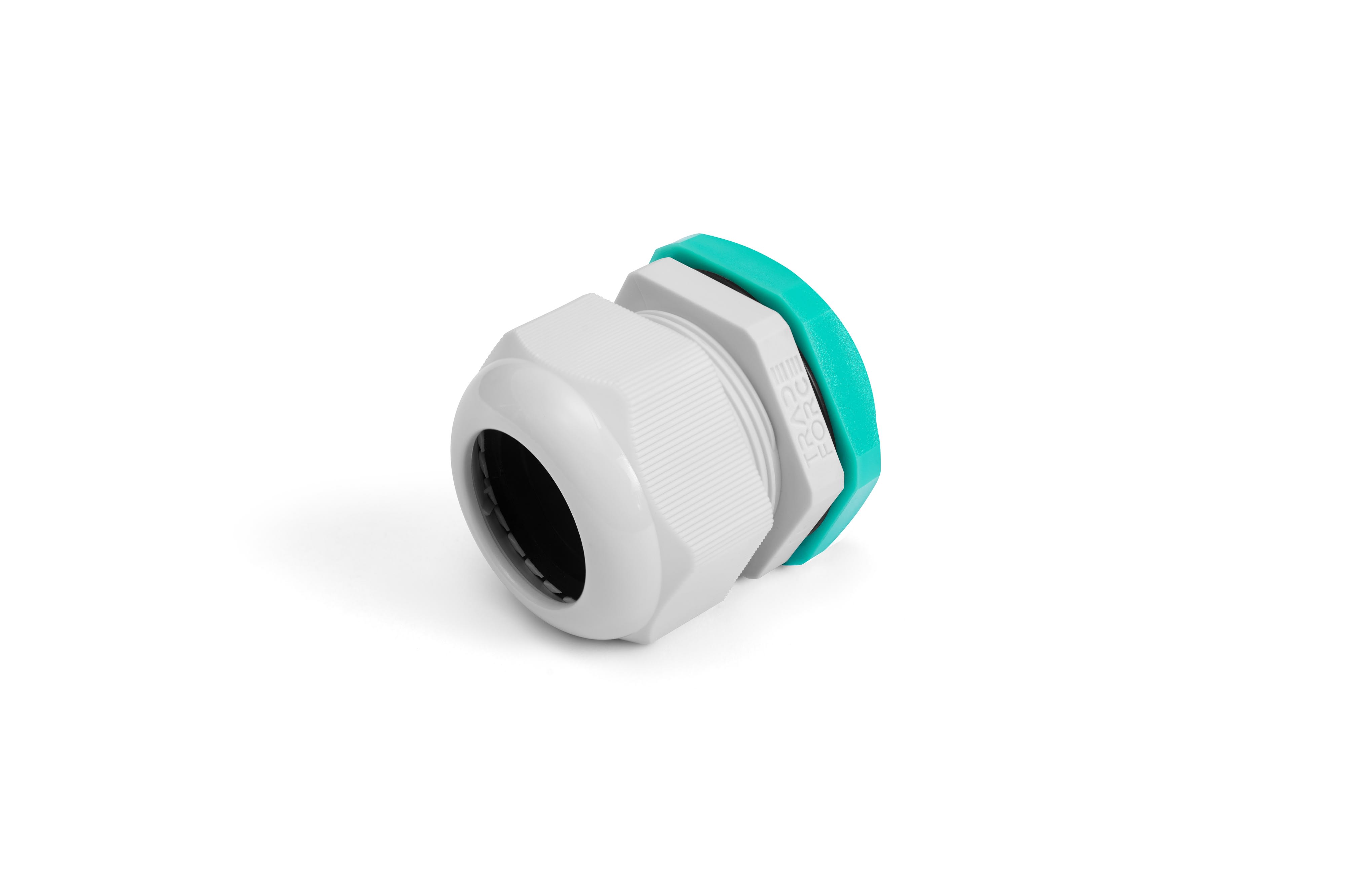 TradeForce - Presse etoupe + ecrou - PG42 - Polyamide gris - IP68