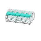TradeForce - Conn. à levier TL05A, 5 entrées, sec. de fil : 0,2 à 4 mm², sachet de 30 pièces