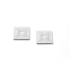TradeForce - Base adhesive incolore 28x28mm pour colliers de cablage largeur maximum 5,2mm