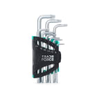 TradeForce - Jeu de 9 cles males TORX. Tailles : T8,T10,T15,T20,T25,T27,T30,T40,T45.