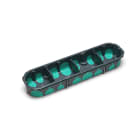 TradeForce - Boite d'appareillage etanche a l'air RE 2020 4 postes diam67-68 prof 40mm