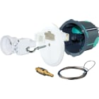 TradeForce - Kit Boite centre DCL diam68 RE 2020+ fiche/douille DCL E27+filin+arrimage NF