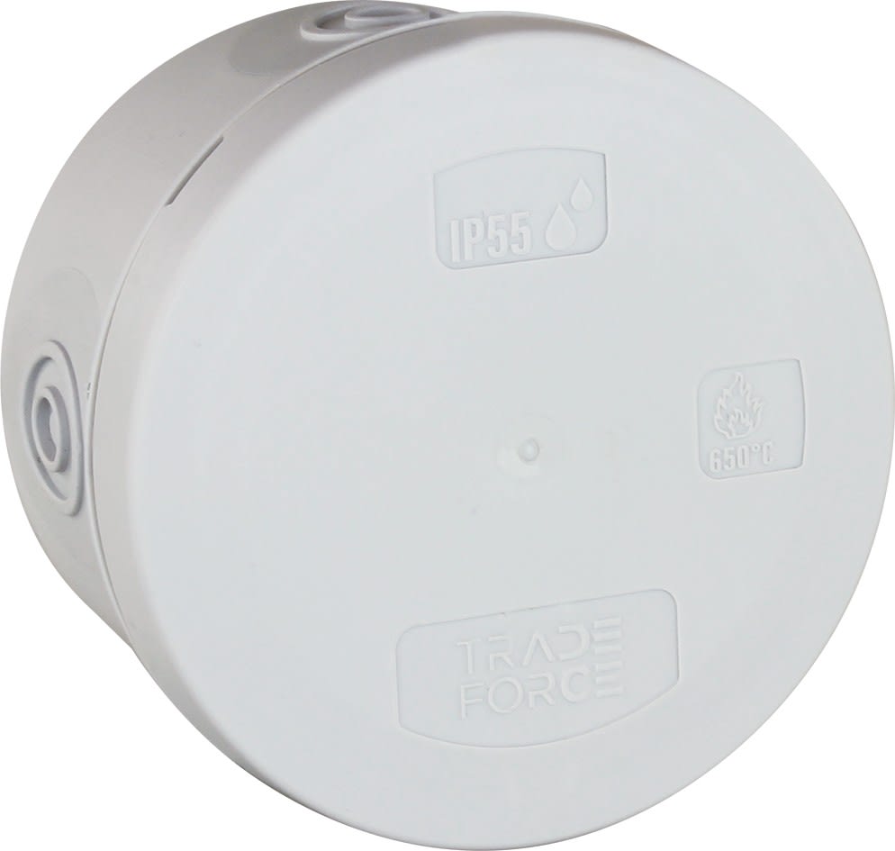 TradeForce - 50 boites de derivation etanches ronde diametre 60mm 650°C