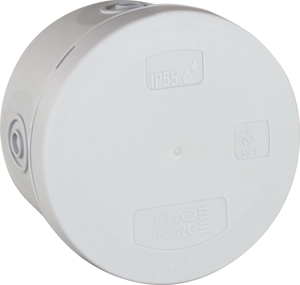 TradeForce - 50 boites de derivation etanches ronde diametre 60mm 650°C