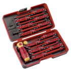 TradeForce - Set 14 tournevis isolés SL/PH/PZ/Torx
