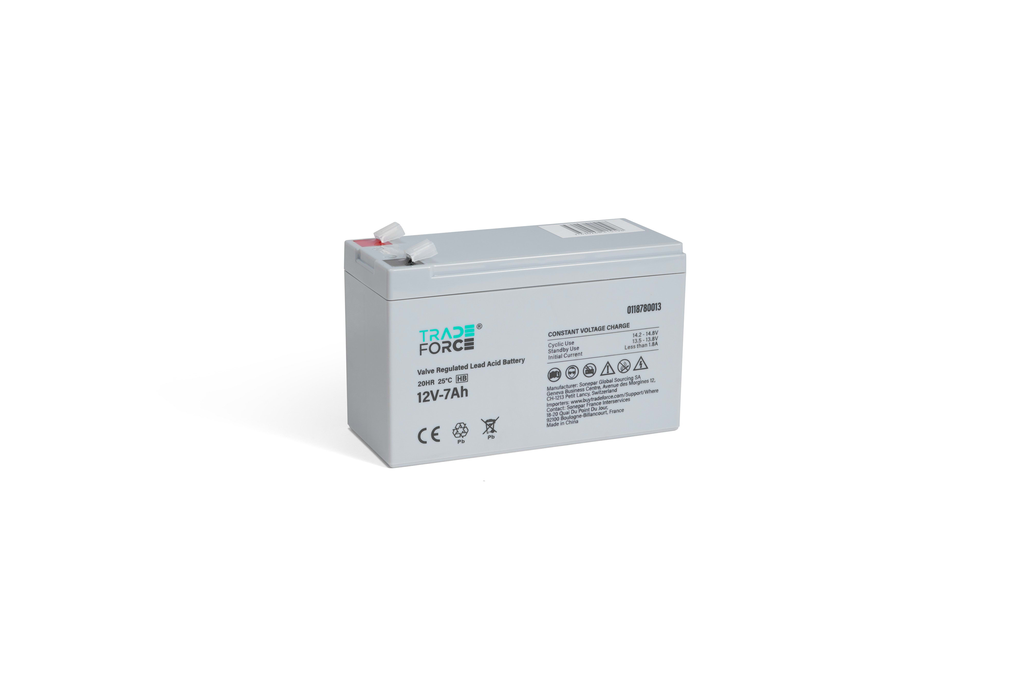 TradeForce - Batterie etanche au plomb 7Ah 12V - bac standard HB