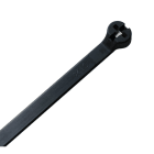 TradeForce - 100 COLLIERS INDUSTRIELS DE CABLAGE , 200 X 4,8 MM, LANGUETTE ACIER