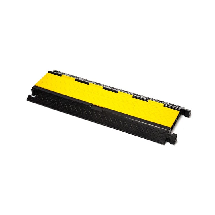 TradeForce - Rampe de protection de câble à 3 canaux ? Canaux de diamètre max. 33 mm