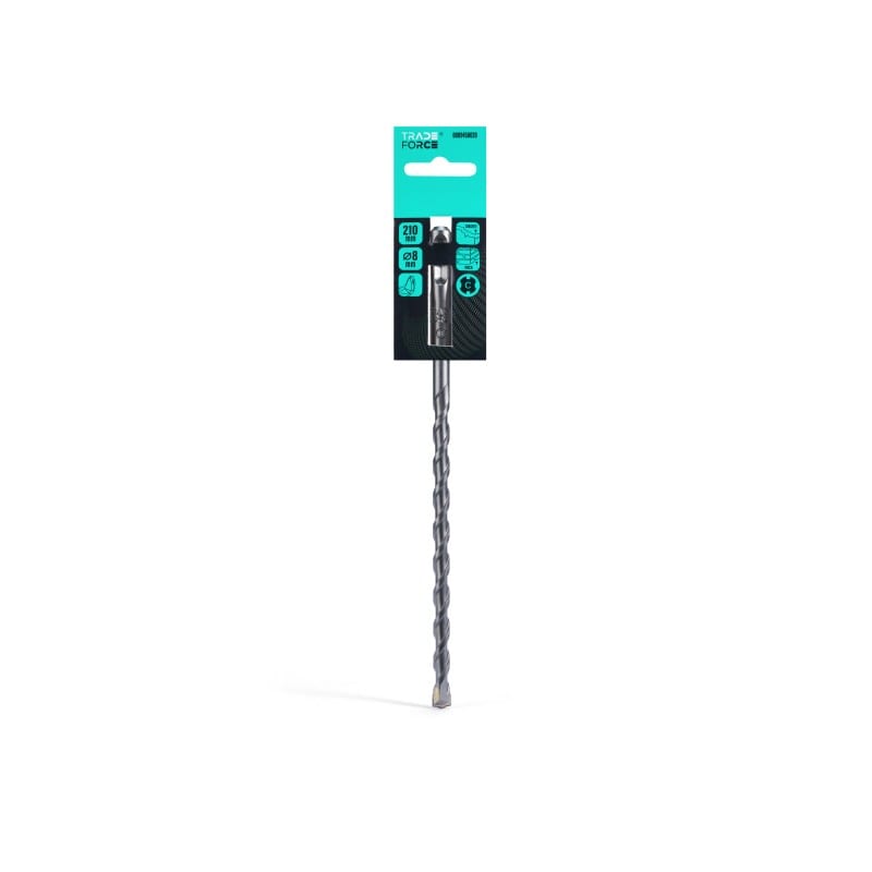 TradeForce - FORET A MACONNERIE SDS-PLUS  8*210/160MM  2 TRANCHANTS