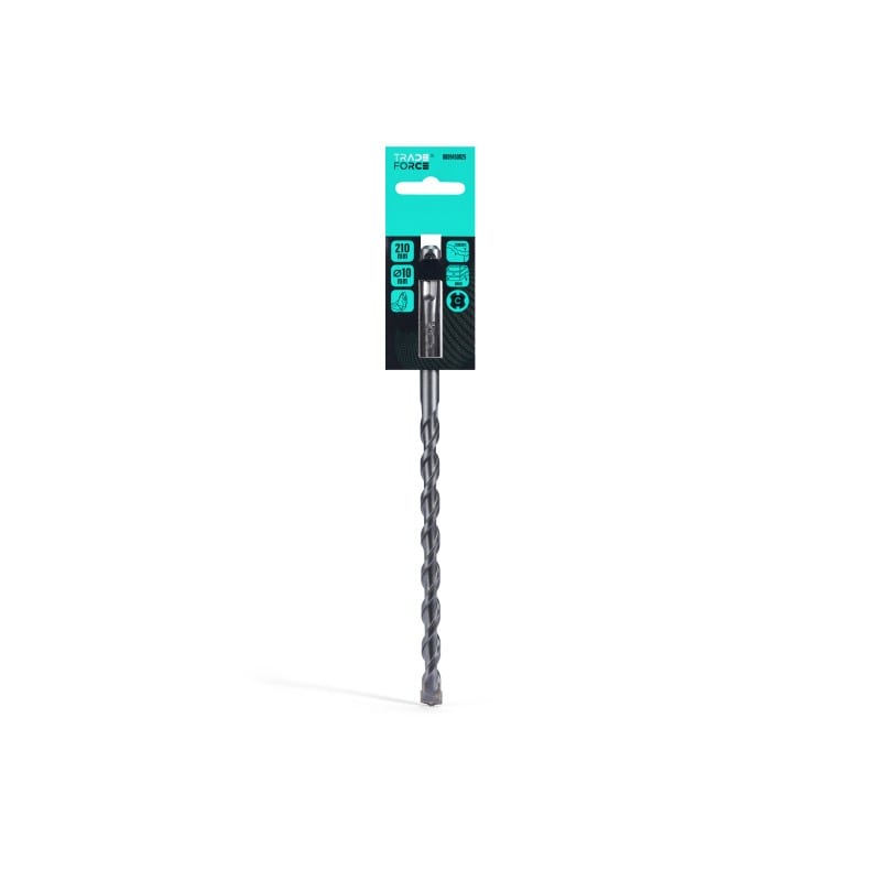 TradeForce - FORET A MACONNERIE SDS-PLUS 10*210/160MM 2 TRANCHANTS