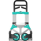 TradeForce - Diable télescopique pliable en aluminium. Capacité de charge de 200 kg