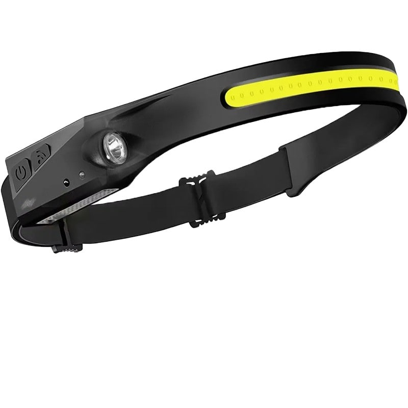 TradeForce - LAMPE FRONTALE LED 300LM 31M 3,7V 1200MAH RECHARGEABLE IP44