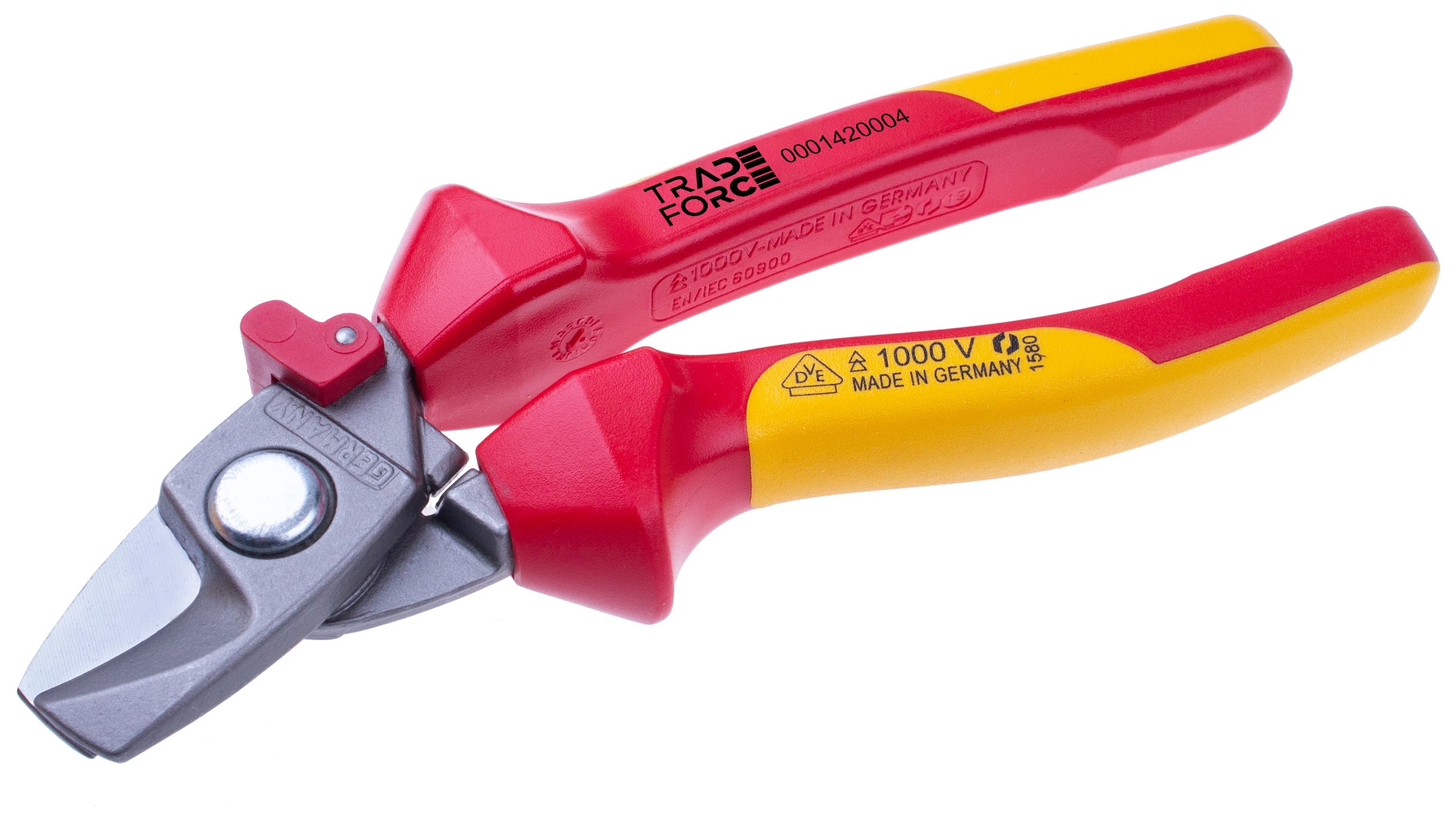 TradeForce - Cisailles à câble isolées 180mm boulonnées (Ø 18 mm/50 mm²)