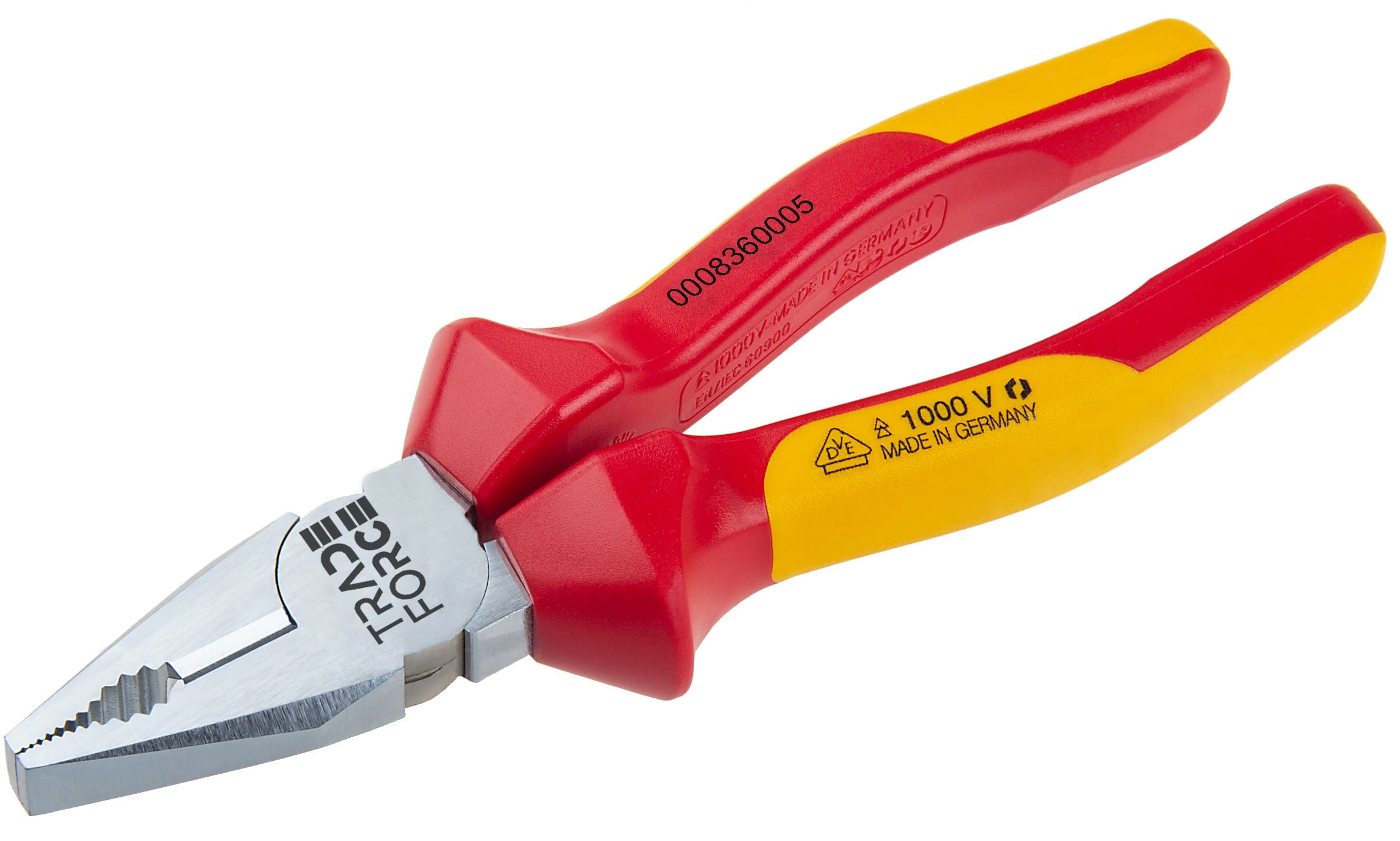 TradeForce - PINCE COMBINEE ISOLEE 160MM AVEC TRANCHANT