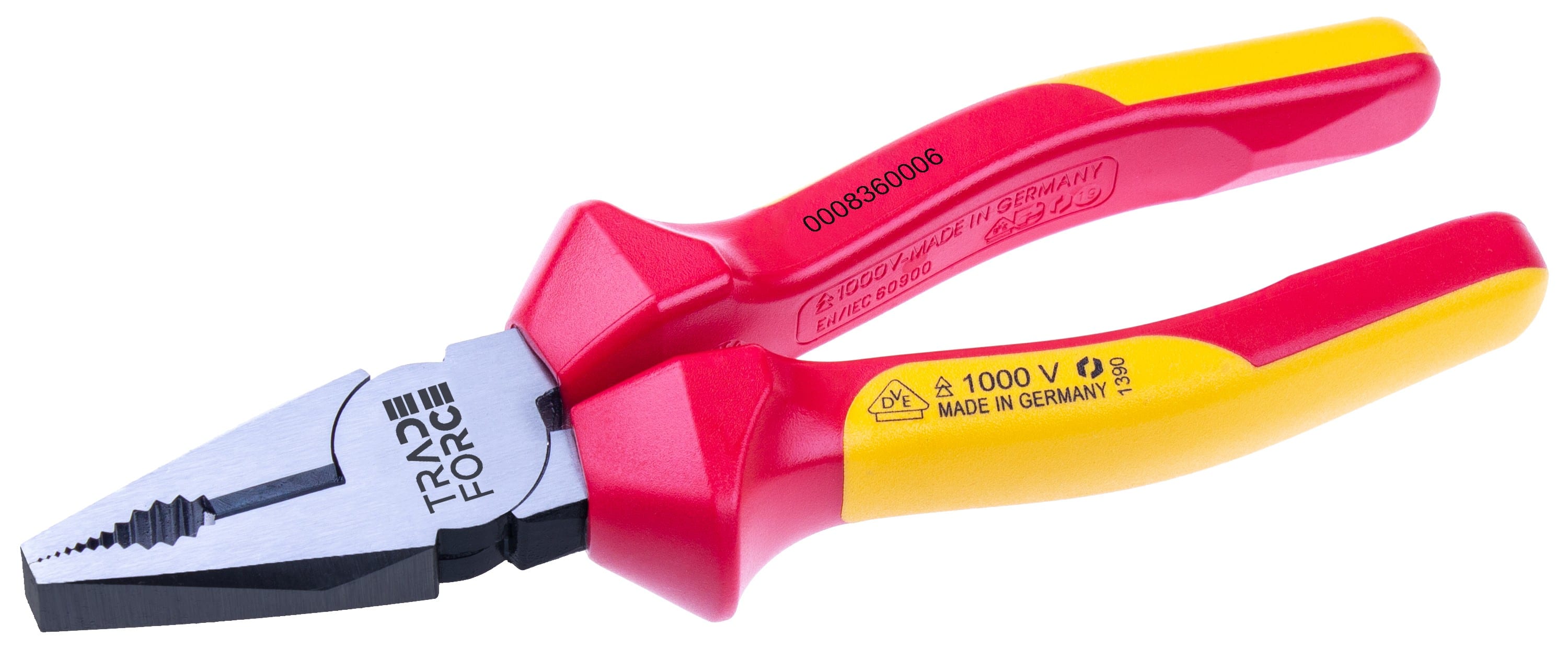 TradeForce - PINCE COMBINEE ISOLEE 200MM AVEC TRANCHANT