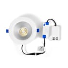 LIT by Cardi - EDO - DOWNLIGHT 5- 7,5-10W 600-900-1200 Lm 120lm/W 3CCT UGR<19 IP44 IK02 NNDIM