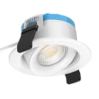 LIT by Cardi - SORA LED SPOT 3-4,5W 3CCT 27/30/40K 350lm/550lm 120lm/W DIMIP65 ORIENT BLANC