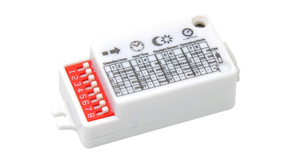 LIT by Cardi - ERIK Capteur HF 0.18W,IP20,marche/arrêt,12VDC,VC,15mA,Classe II,Blanc