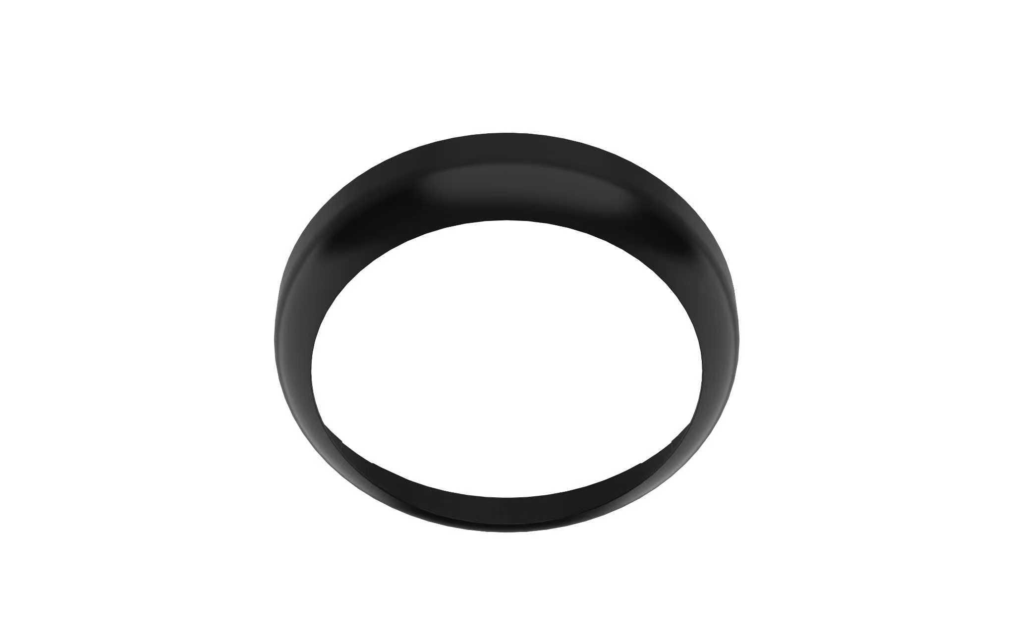 LIT by Cardi - ERIK Anneau rond plastique symétrique noir pour Hublot entrée IP65