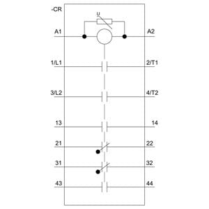 Siemens Industry - contacteur, dc-3/dc-5, 32 a, 2 ples, dc 24 v, avec varistance, contacts auxilia