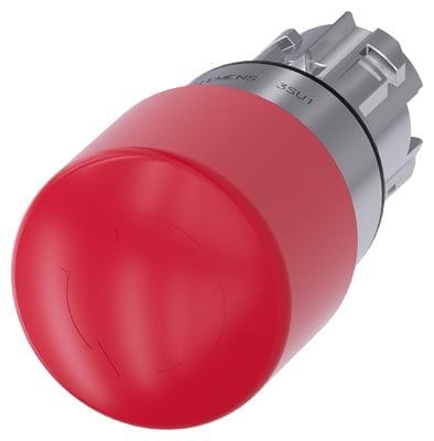 Siemens Industry - BOUTON-P. CP. PNG ARR. URG. 30MM, ROUGE
