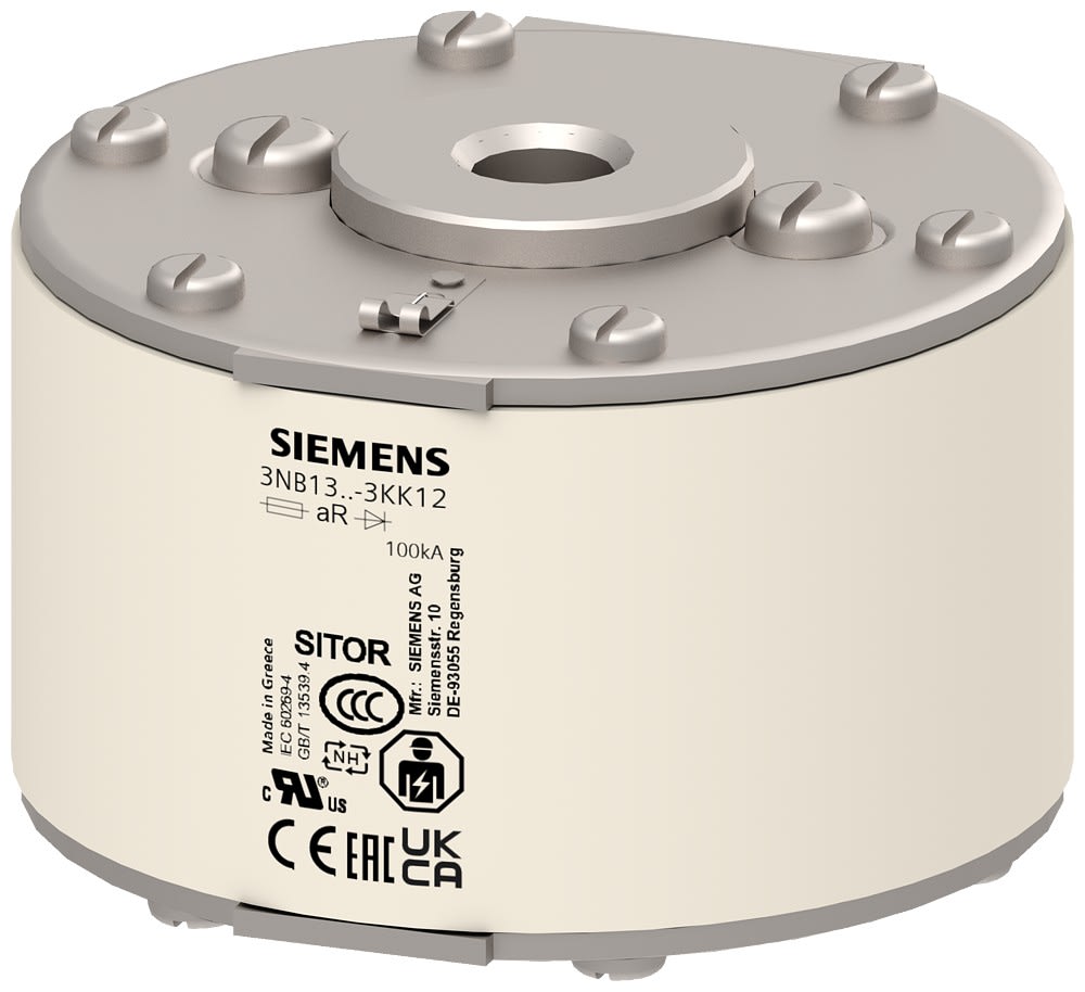 Siemens Industry - SITOR Fuse 630A aR 900Vdc/1250V VSI