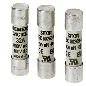 Siemens Industry - Cyl. Fuse 10x38 10A gR 1000Vdc/1100Vdc U