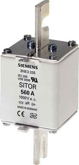 Siemens Industry - Cartouche fusible SITOR