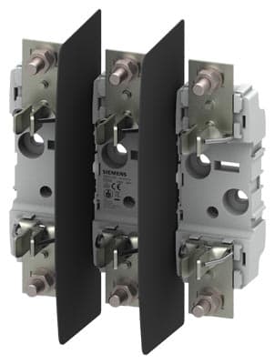 Siemens Industry - HRC fuse base plastic Sz.1 3P flat