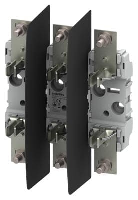 Siemens Industry - HRC fuse base plastic Sz.2 3P flat