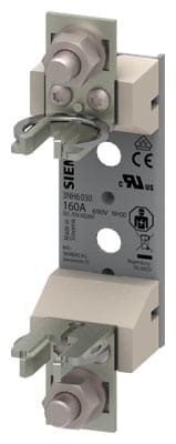 Siemens Industry - HRC fuse base ceramic Sz.00 1P 160A flat