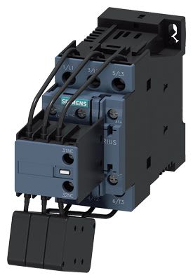 Siemens Industry - Contctr.,AC-6b,20kVAr,1NO+2NF,DC24V