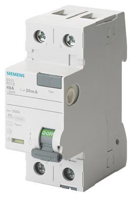 Siemens Industry - RCCB A 25/2 10mA 10kA