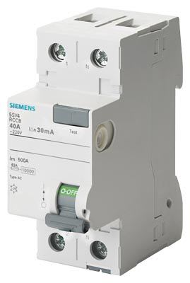 Siemens Industry - RCCB AC 25/2 10mA 10kA