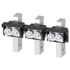 Siemens Industry - Rear connecting studs flat, 3 pcs.